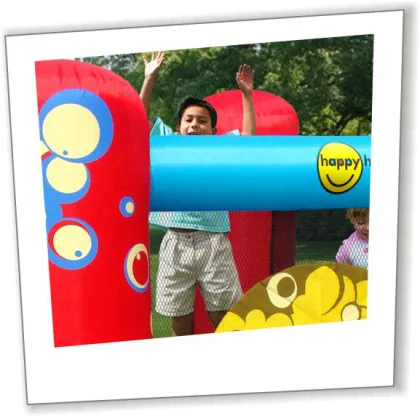 Happy hop Inflatable Play Center-9214 Bubble 4 in 1 Play Center