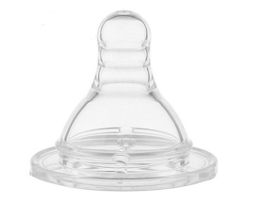 Wide caliber baby nipple High transparent soft Liquid silicone baby feeding bottle nipple for child