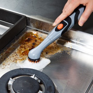 Powerful Multi-Purpose Battery operated Oscillating Sonic Cleaning Turbo Brush