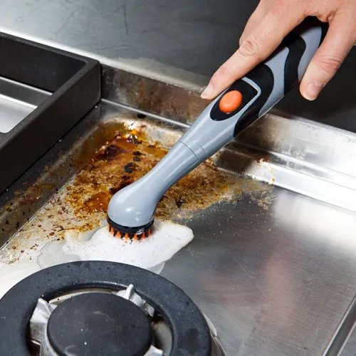 Powerful Multi-Purpose Battery operated Oscillating Sonic Cleaning Turbo Brush