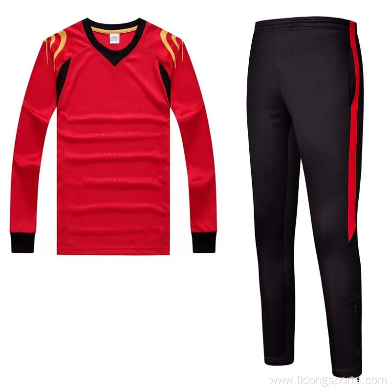 Profession Custom Long Sleeve Soccer Jersey Wear Quick