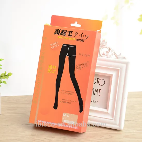 Custom Printing Lady Silk Stockings Pantyhose Packaging Box