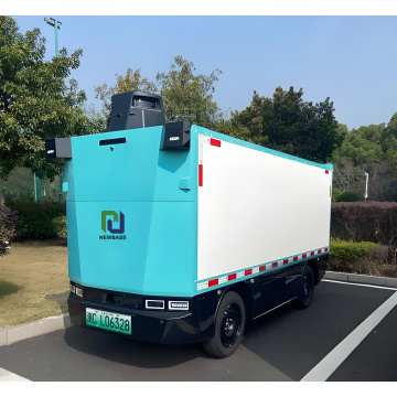 3-door 10m³ L4 autonomous box truck for industrial logistics