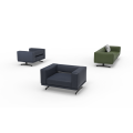 High Quality Modern Sectional Sofa Set Metal Base Sofa Bed