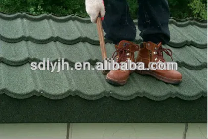 Roofing sheet colorful shingles roof tile