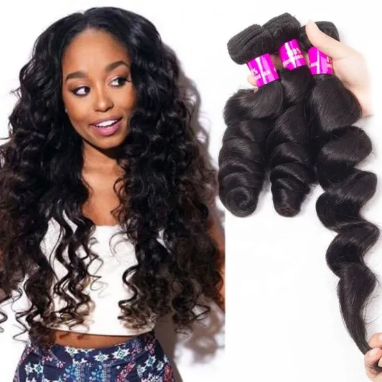 Cuticle Aligned Loose Wave Raw Virgin Hair, Best Unprocessed Mink Hair Vendors Virgin Brazilian Human Hair Bundles