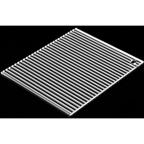 Indoor striped acrylic sheet with high light transmittance