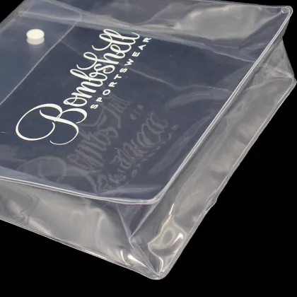 Sportswear Packaging Transparent Plastic PVC Bag