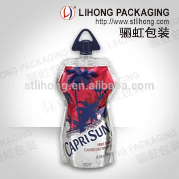 Aluminum Foil Laminated Foil Spout Pouch for Coconut Juice/Oil/Cream