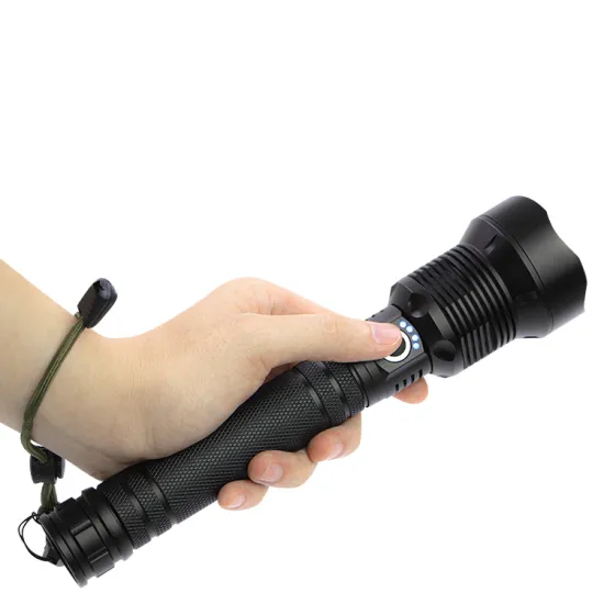 LEDUN - Telescopic Rechargeable LED Flashlight for Outdoor Use