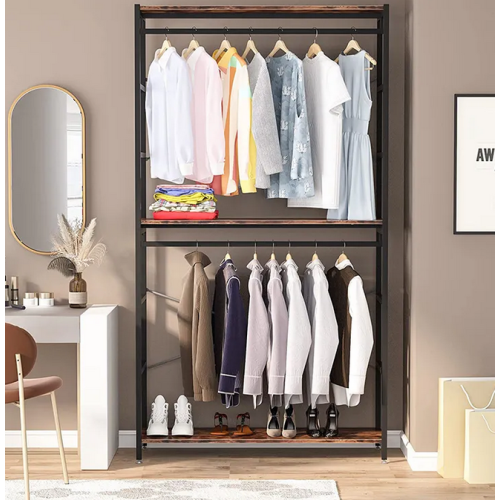 Multipurpose Metal Coat Clothes Rack