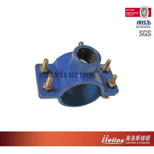 Ductile Iron Pvc Pipe Fitting Saddle Clamp, High Quality Ductile Iron