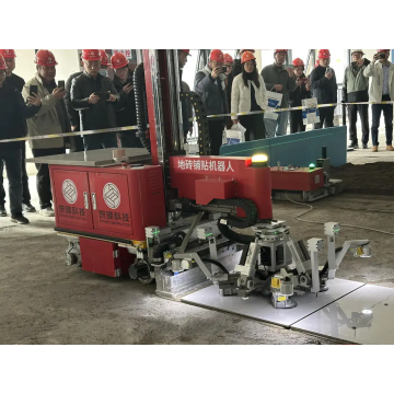 Intelligent Tile Laying Robot for Constructions