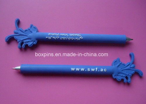 Hot Sale! UAE Blue PVC Magnetic Ball Pen for Promotion