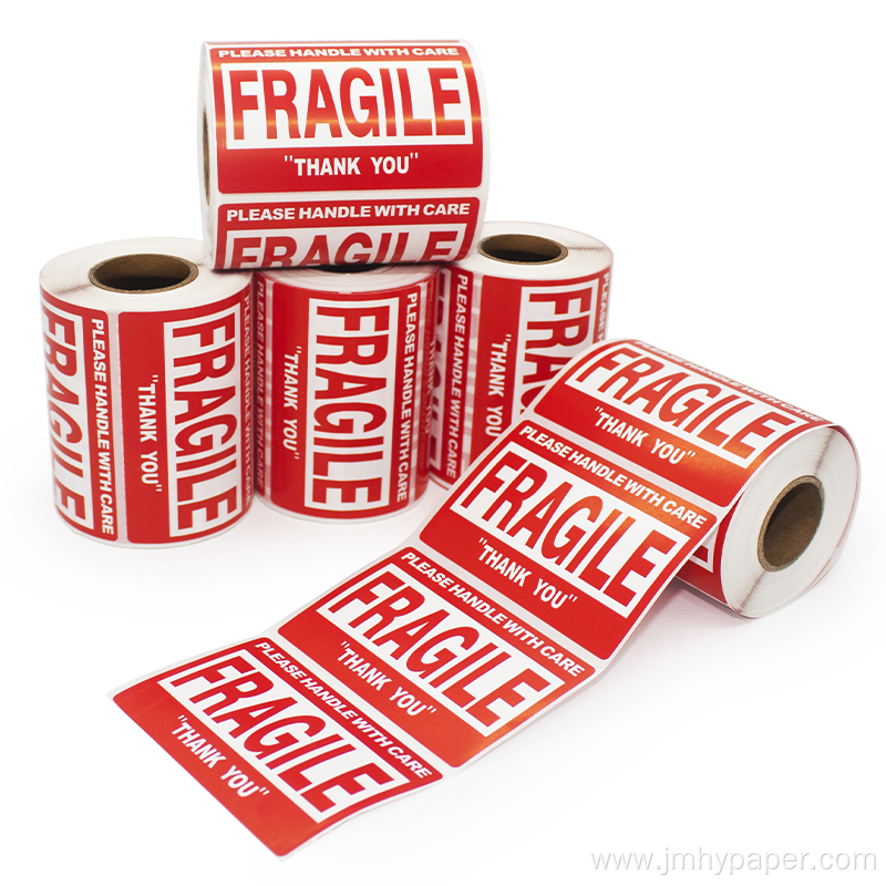 Adhesive Stickers Care Warning Fragile Stickers Labels