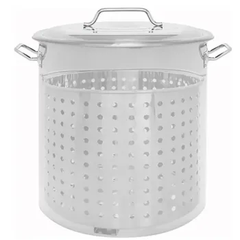 Stainless Steel Soup Pot Cookware Set with Steamer Basket