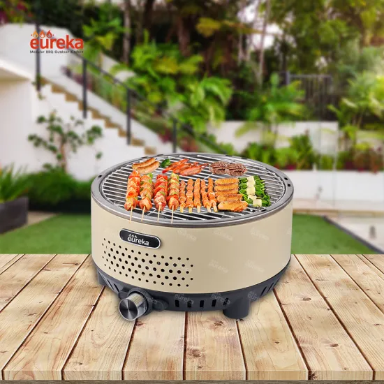 Mini Folding Gas Bbq Grill Outdoor Stainless Steel Portable Barbecue Grill