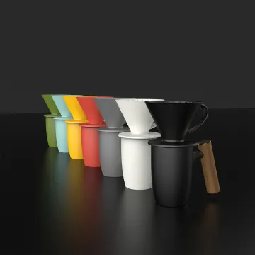 Wholesale High Quality Portable Ceramic Dripper Pour Over Coffee Maker Size 2