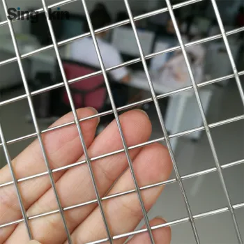 Welded Wire Mesh Roll 1.2mm Wire 0.5in Square Holes 304 Stainless Steel for Bird Cage Protection