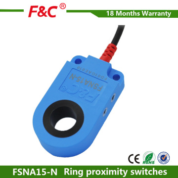 FSNA series falling metal detection ring proximity sensor with CE