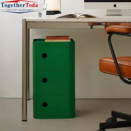 Durable Creative Home Use Storage Shelf Plastic Cabinet