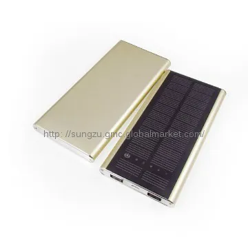 2014 luxury aluminium 10000mAh ODM&OEM solar power charger