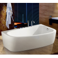 Bañera con bañera de hidromasaje de cabecera para el cabezal para adultos bañera acrílica independiente
