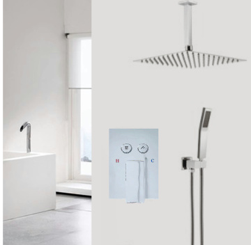 Hot Selling Brass Button Shower Set - Three Function Water Mixing Valve