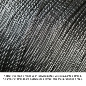 316 stainless steel Rope 19X7