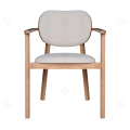 Quadro de madeira com cadeira de sotaque de estofamento