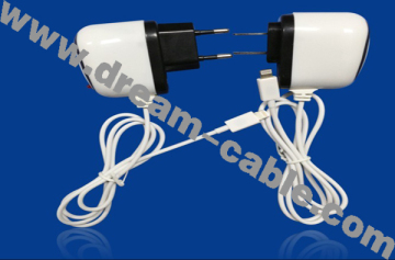 Us/European Lightning USB Travel Charger for iPhone 5