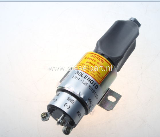 WOODWARD 12V Fuel Shutoff Solenoid 1751-12E7U1S1S5A