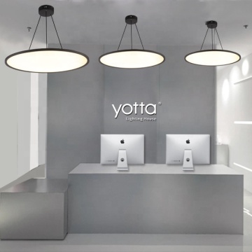 Nordic Modern Black Pendant Light with 2-Year Warranty, 36W, 400mm for Living Room Chandeliers