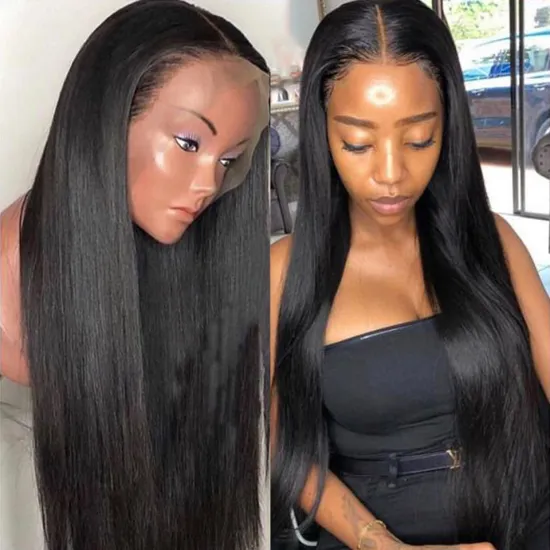 Wholesale Vietanmese Unprocessed Raw Remy Lace Frontal Wig, Virgin Cuticle Aligned Peruvian Human Hair Front Lace Front Wigs