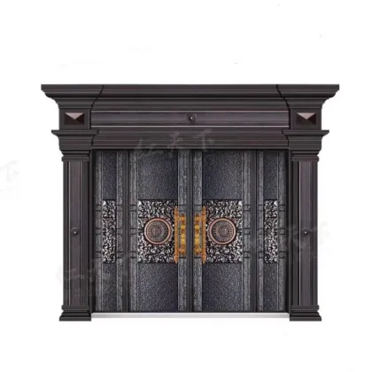 Villa Front Entry Gate Design HTX-9078