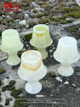 Natural Stone Aromatherapy Candle Holder Home Decor Christmas Ornament