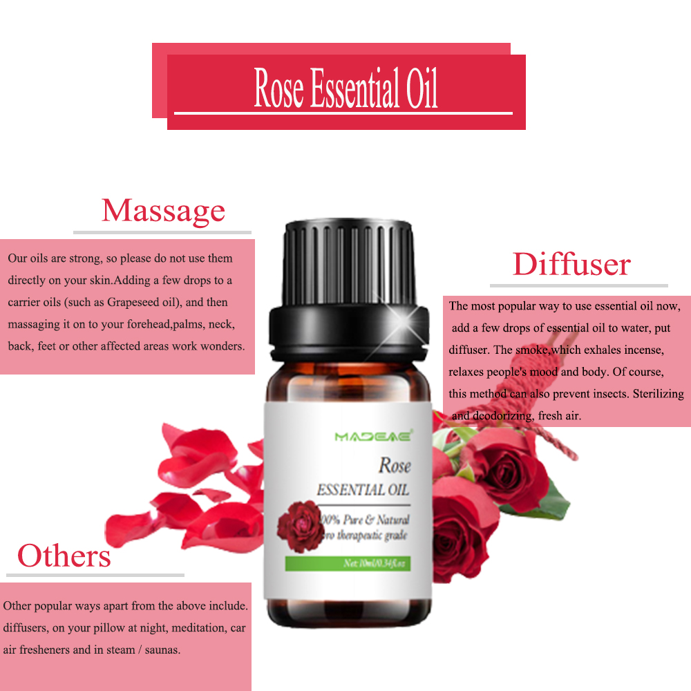 Water-Soluble Rose Essential Oil Body Massage For Skincare