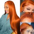 Ginger Color Orange Hair Hair Perrucas