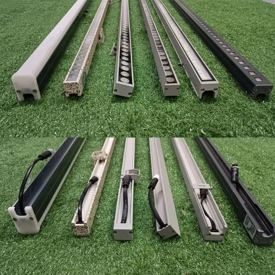 DMX Facade Washer Light: 12W/15W RGBW Outdoor LED Linear Light for Building Outline Waterproof Lighting