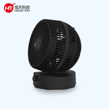 HONETIAN summer new design 3 speeds auto oscillation knob control 8 inches AC circulator white colour indoor plastics table fan