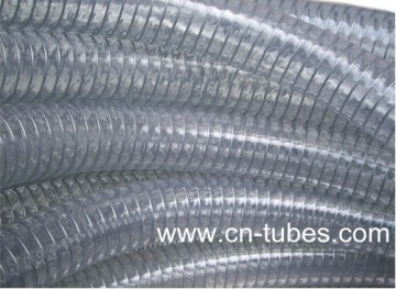 Clear steel wire hose