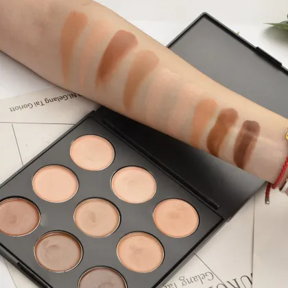 Wholesale Vegan Contour Palette with Cream Concealer