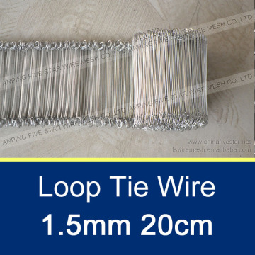 1.5mm 20cm galvanized Loop Tie Wire1.5mm 20cm galvanized Loop Tie Wire Welded or Bent