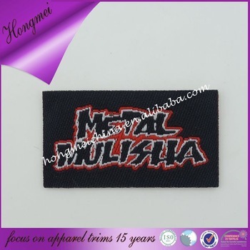 2014 fashion design custom patch for apparel