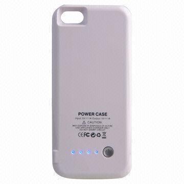 Power Bank Case for iPhone 5, with 2,200mAh Capacity, Back Clamping, Quite Convenient