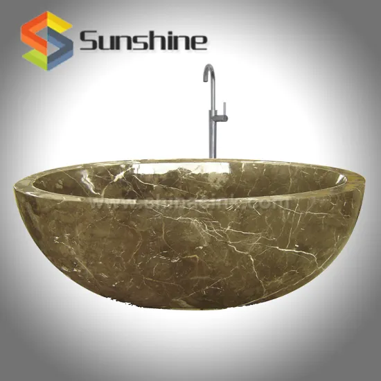 Coffee Marble Polished Dark Emperador Cheap Bathtubs