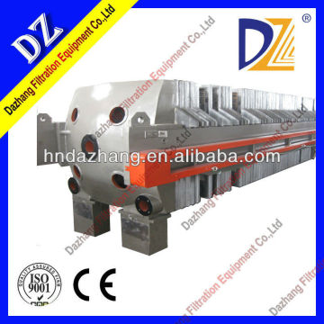 High Quality High pressure Automatic Chamber Cast Iron Filter Press For Oil Industry