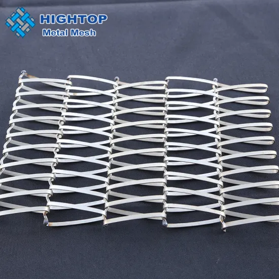 Decorative Spiral Wire Stainless Steel Mesh for Exterior Wall Design