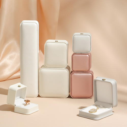 Soft high level PU Leather Necklace Ring Box