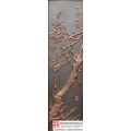 House Decor Wintersweet Relief Mural